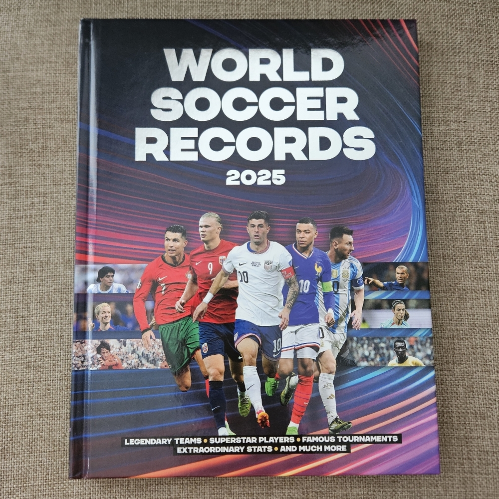 World Soccer Records 2025 Hardcover Book